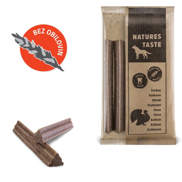 Natures Taste GF Dental sticks (krůtí) 7ks 140g