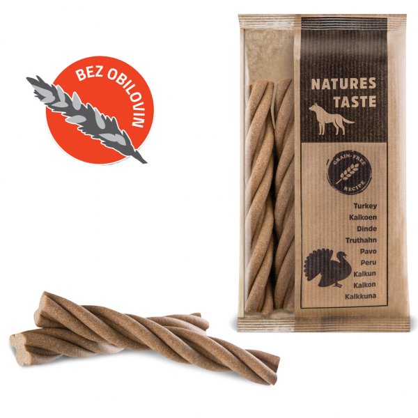 Natures Taste GF Spirály Mini 5 ks (krůtí) 100g