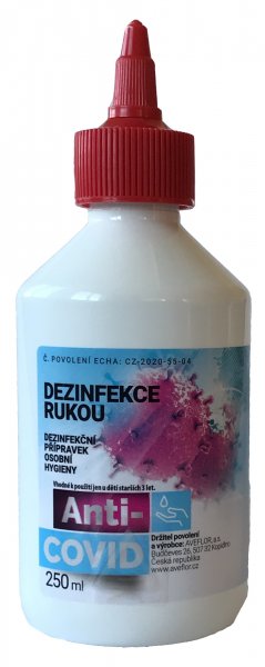 Anti-COVID desinfekce 250 ml, roztok