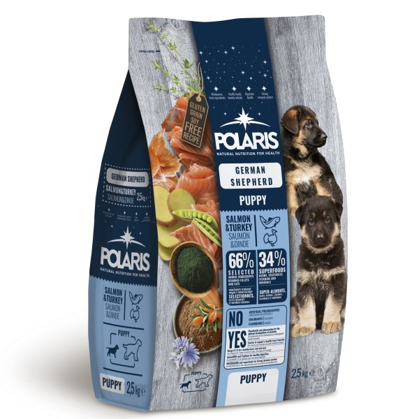Polaris GF pes Puppy něm.ovčák losos, krůta 2,5kg