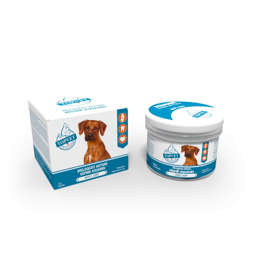 TOPVET Biologicky aktivní vápník -  Aquamin 120 tb