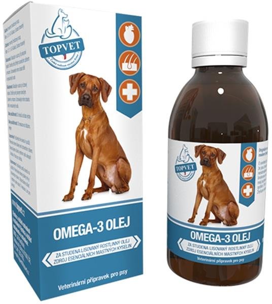 TOPVET Omega-3 olej 200ml