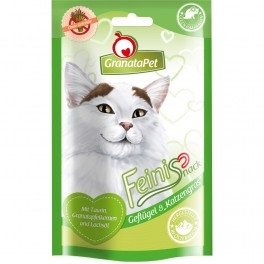 GranataPet Feinis drůbež s kočičí trávou 50 g