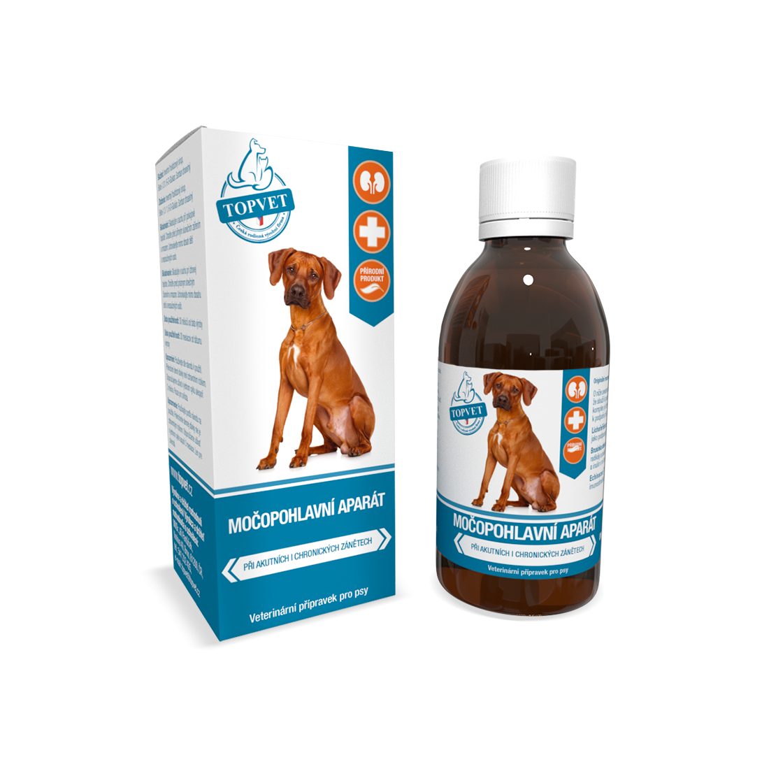TOPVET Močopohlavní aparát sirup 200ml