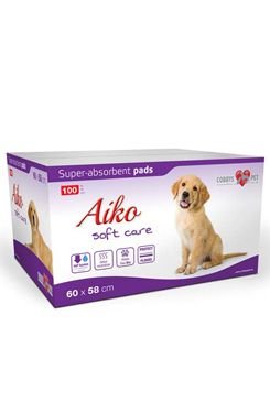 Podložka absorb. pro psy Aiko Soft Care 60x58cm 100ks