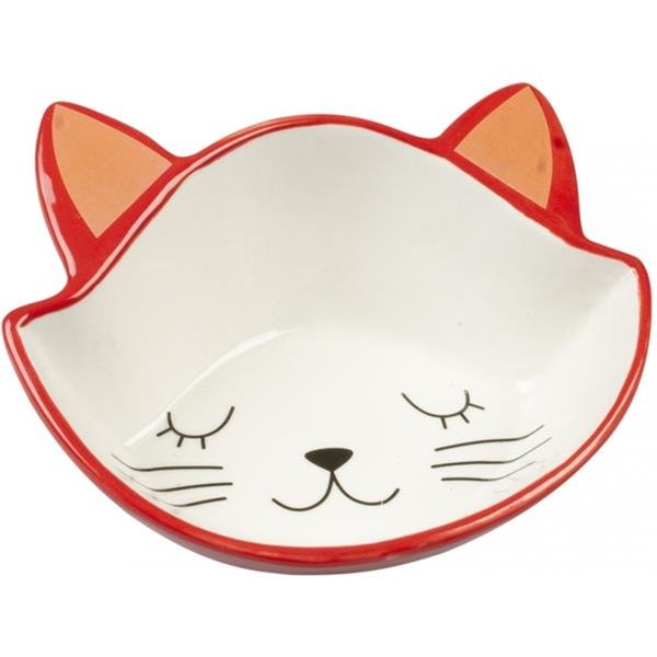 Miska keramická Kitty červená 200ml Duvo+