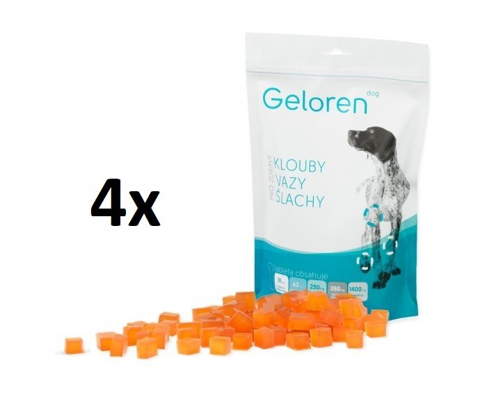 Geloren dog žvýkací gelové tablety 4 x 90 tbl