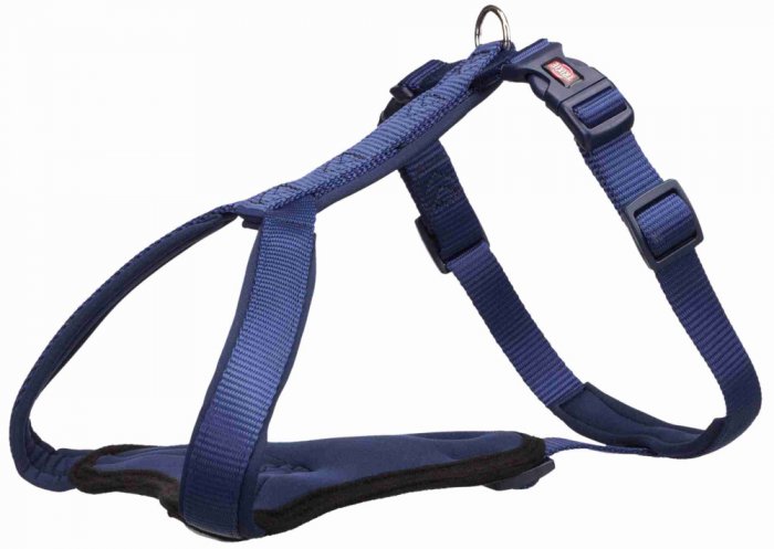 Postroj Y PREMIUM - indigo XS-S:hruď:37-45cm/15mm