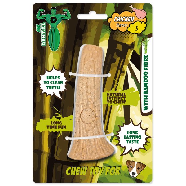 Hračka Mr.DENTAL žvýkací bambone parůžek kuřecí S