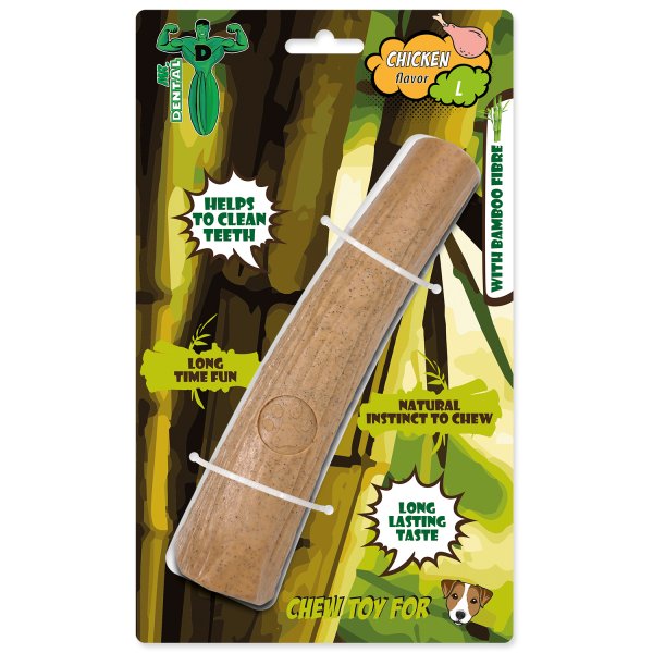Hračka Mr.DENTAL žvýkací bambone parůžek kuřecí L