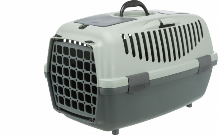 Be Eco Capri 3 transportní box, S: 40 x 38 x 61 cm, antracit/ šedo-zelená (max. 12kg)