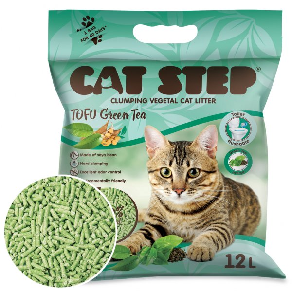 Cat Step Tofu Green Tea 5,4kg, 12l
