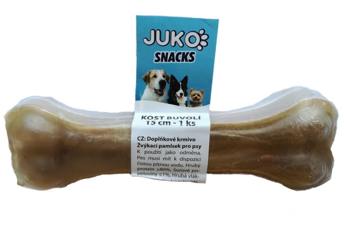 Kost buvolí JUKO Snacks 15 cm