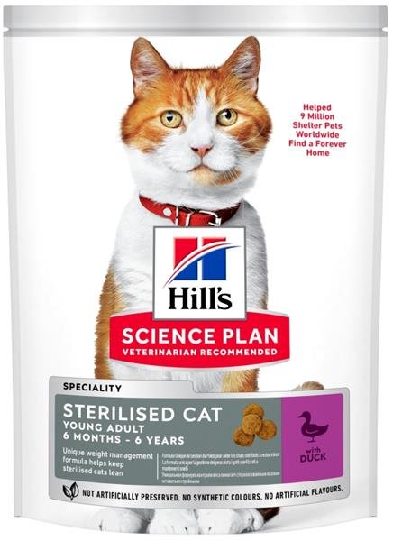 Hills Science Plan Feline Young Adult Sterilised Cat with Duck 300g