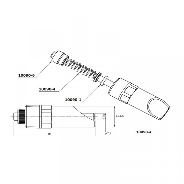 Napáječka kolíková Mono, 3/4" ,nerez, pro prasnice a výkrm