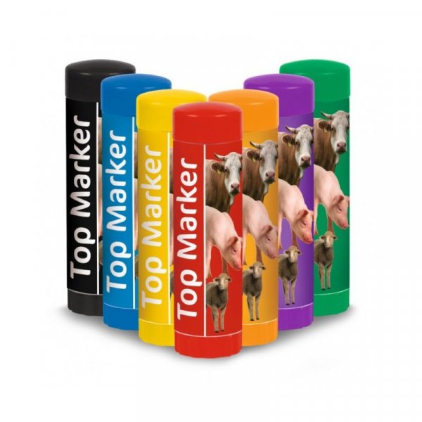 Křída značkovací TopMarker, na zvířata, žlutá