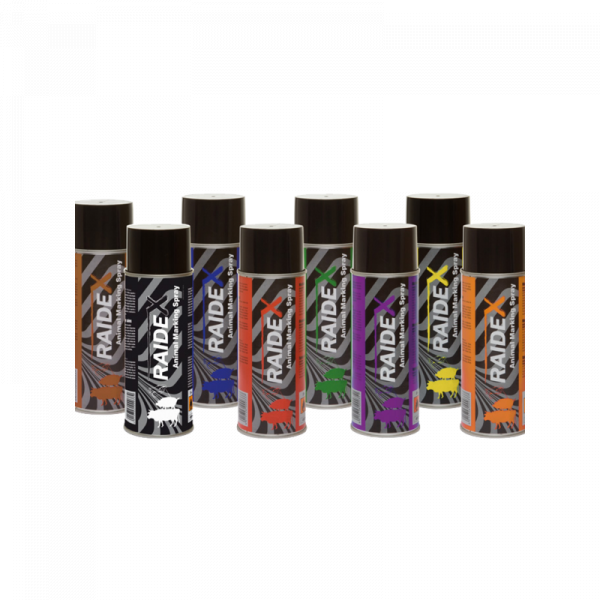 Sprej značkovací Raidex, 400 ml, na zvířata, černá