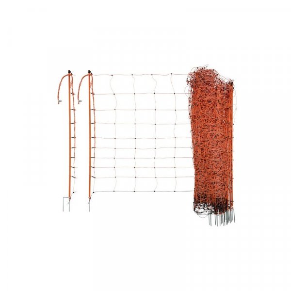 Síť k elektrickým ohradníkům na ovce Ovinet, 90cm, 50m, oranžová, 1 hrot