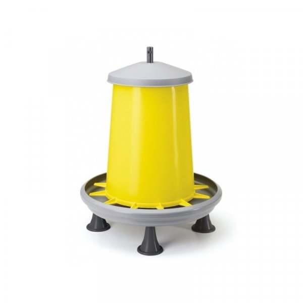 Automat krmící závěsný, krmítko pro drůbež plastové, s nožkami, 9 L