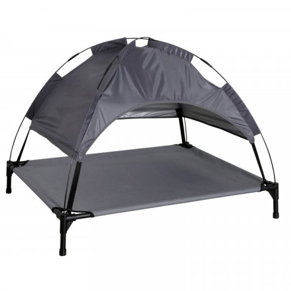 Lehátko pro psy - stan pro psy, šedý, 105 x 86 x 75 cm