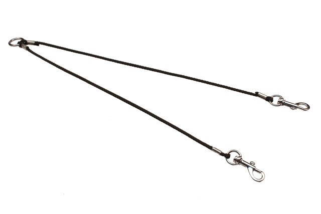 Rozdvojka LANKO 3mm - 15280 černá, 3x30