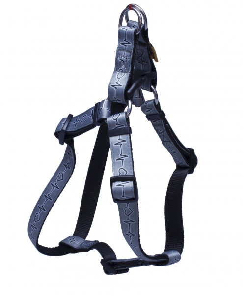Popruhový kšír EKG - 18412E šedá, č.2, 15xOH 32-46