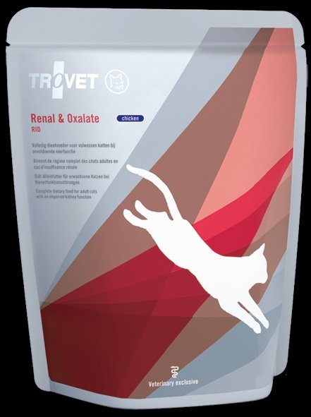 Trovet Feline RID Renal and Oxalate kapsička chicken 24x85g