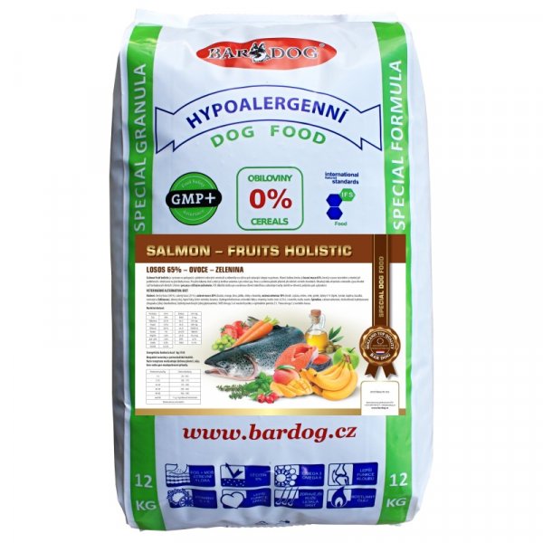BARDOG SALMON  FRUIT HOLISTIC 12 kg