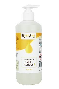 Dezinfekční gel na ruce Pet2Me 500ml
