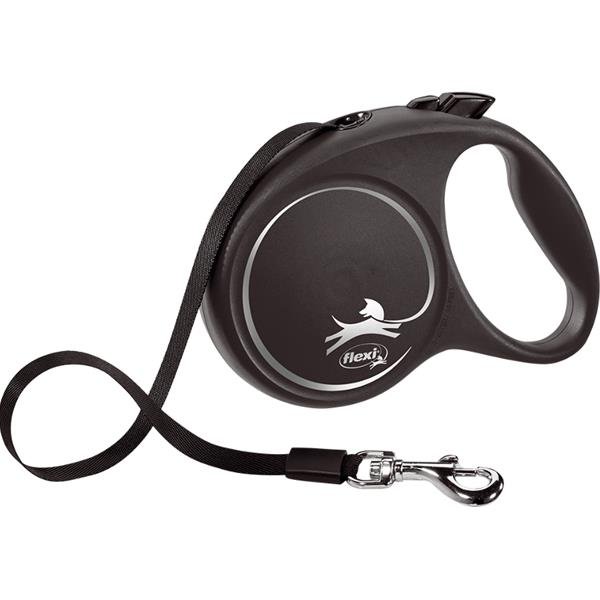 flexi Black Design L pásek 5m/50kg černá