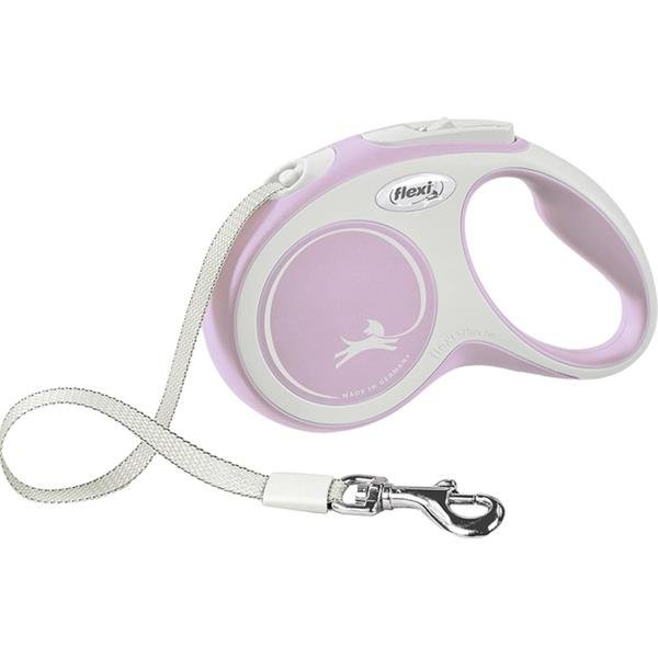 Vodítko FLEXI Comfort S pásek 5m/15kg růžová NEW