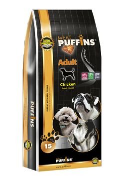Puffins Adult Chicken, Lamb & tuna 15kg