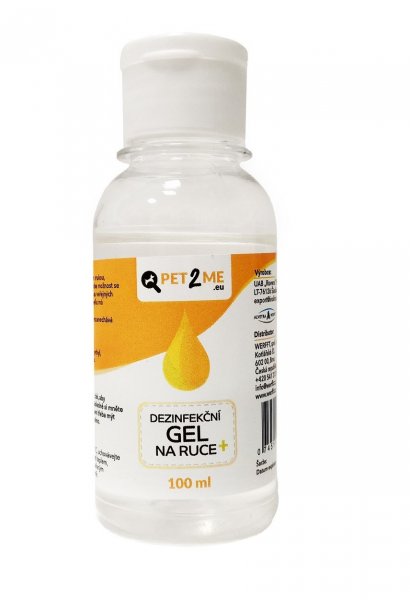 Dezinfekční gel na ruce Pet2Me 100ml