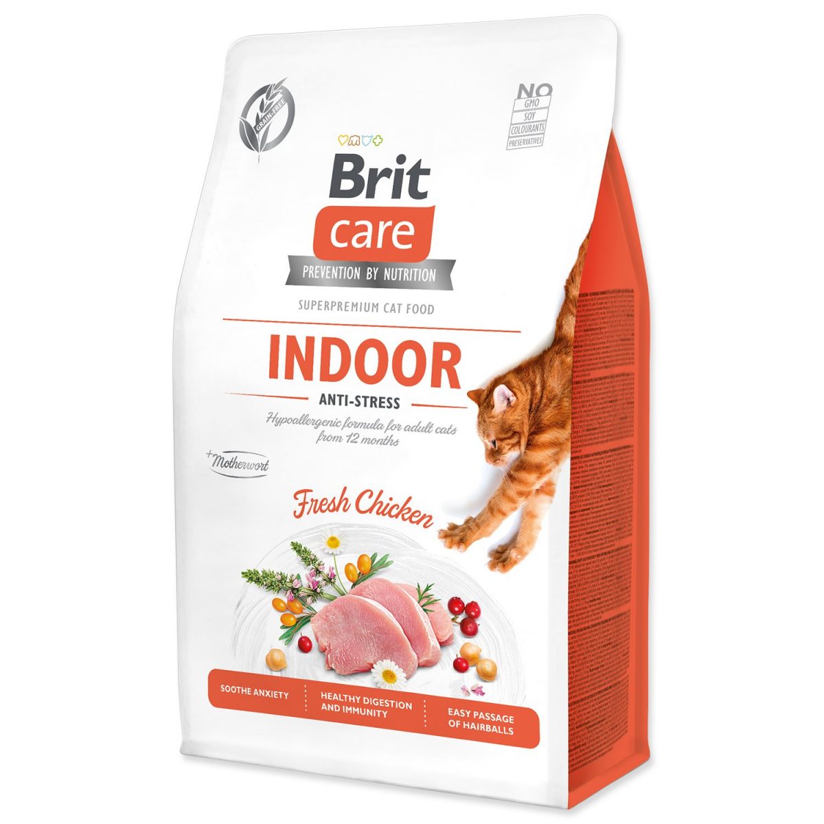 Brit Care Cat Grain-Free Indoor Anti-stress 0,4 kg