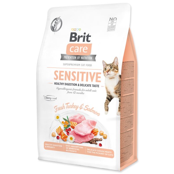 Brit Care Cat Grain-Free Sensitive Healthy Digestion & Delicate Taste 0,4 kg
