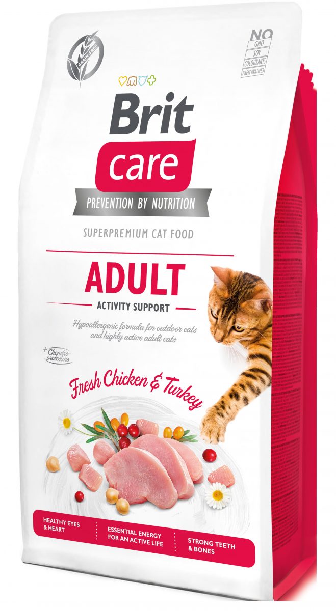Brit Care Cat Grain-Free Adult Activity Support 2 kg