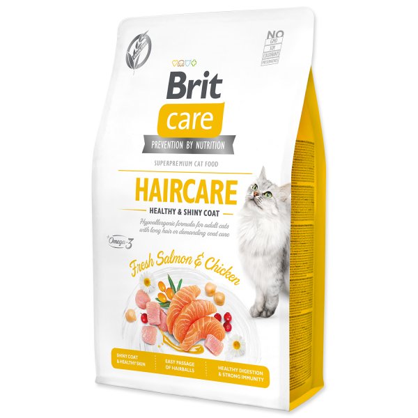 Brit Care Cat Grain-Free Haircare Healthy & Shiny  Coat 2 kg