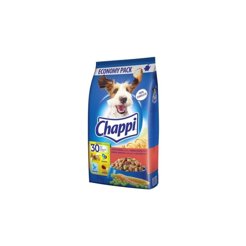 CHAPPI hovězí,Drůbeží,zelenina 9kg