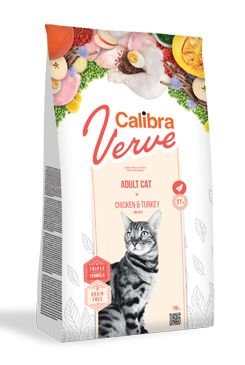 Calibra Cat Verve Grain Free Adult Chicken&Turkey 3,5kg