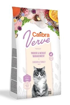 Calibra Cat Verve Grain Free Indoor&Weight Chicken 3,5kg