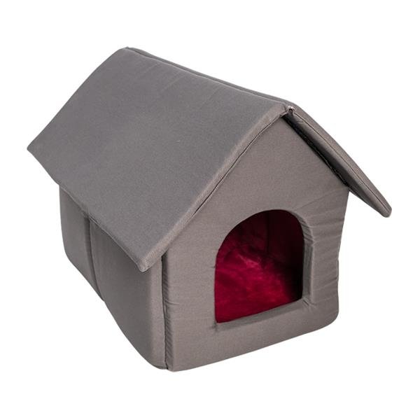 Bouda Orion džínová/vínová 50x60