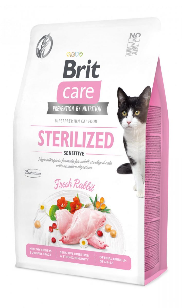 Brit Care Cat GF Sterilized Sensitive 2kg