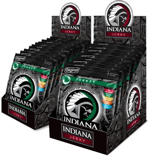INDIANA Jerky krůtí, Original, 600g - display
