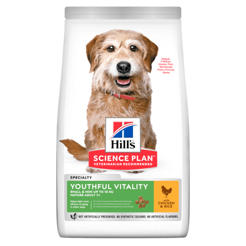 Hills SP Canine Mature Adult 7+ Senior Vitality S+M Chicken 6kg