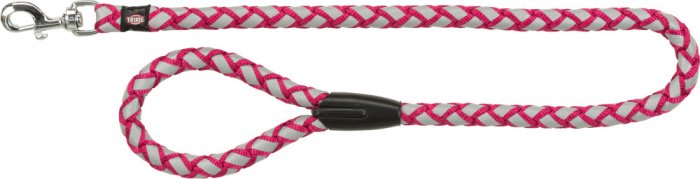 Vodítko CAVO kulaté  reflexní, L-XL: 1m/ø 18 mm, fuchsie