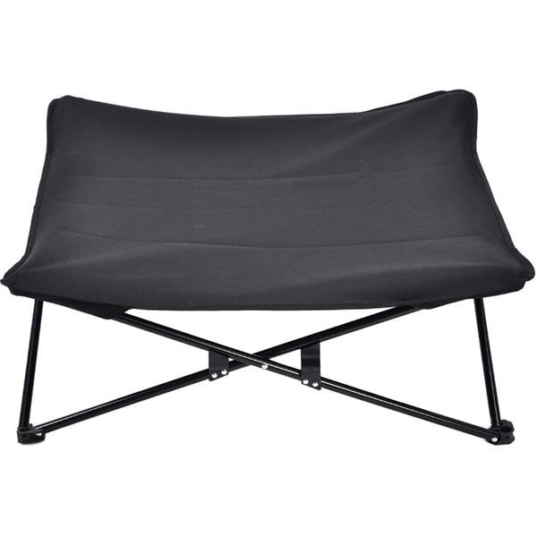 Lehátko pro psy 80x80x30cm černé A.k.