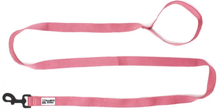 Bamboo Zoom Vodítko pro psy růžové M