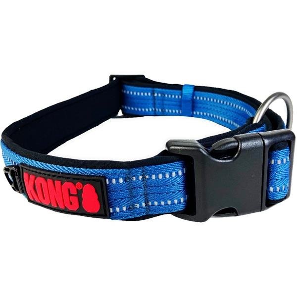 Obojek polostah. reflexní X-large Kong modrý
