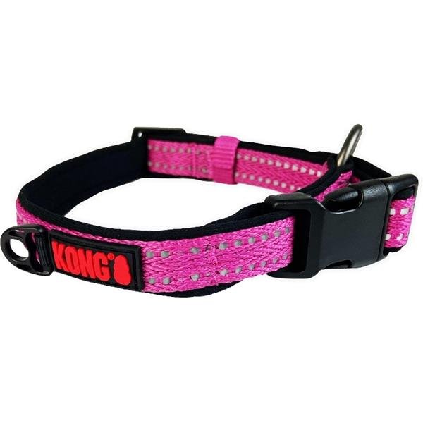 Obojek polostah. reflexní X-large Kong fuchsia