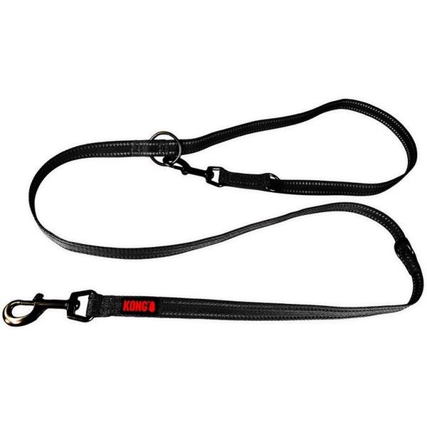 Vodítko přepínací reflexní large Kong černé